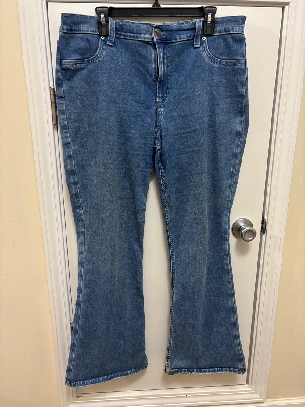 aerie Women's Blue Flare Jeans size XL